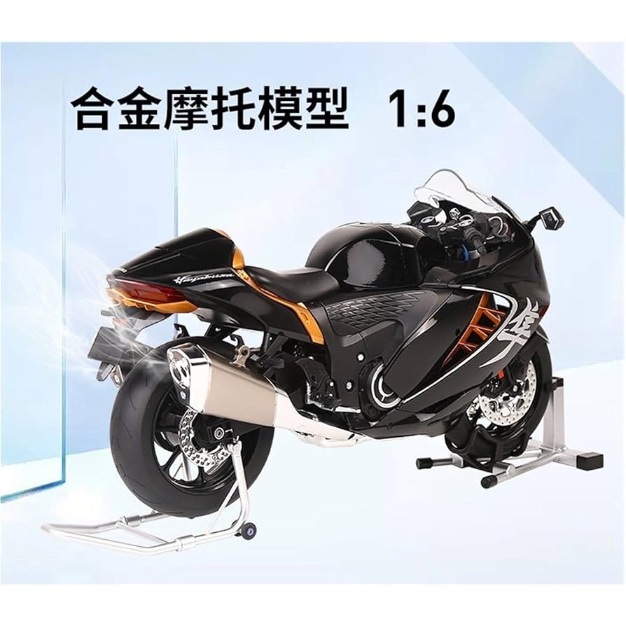 Amazon.co.jp: 1 6 スズキ ハヤブサ用 高級合金製 バイクモデル